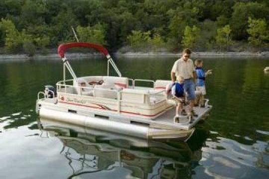Ponton sun tracker party barge - american nautics -