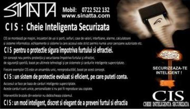 Cheie inteligenta securizata CIS - carduri criptate de la Sinatta Prod Service Srl