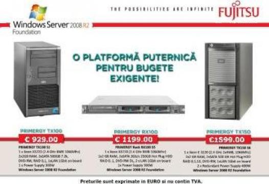Server Fujitsu Primerg + Microsoft Server 2008R2 Foundation de la Electrocons Srl