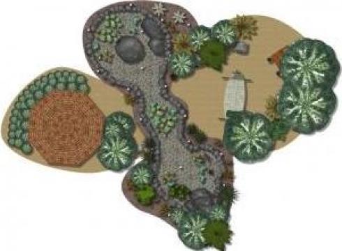 Proiectare peisagera 3D, proiectare gradini, spatii verzi de la Special Garden Design Srl