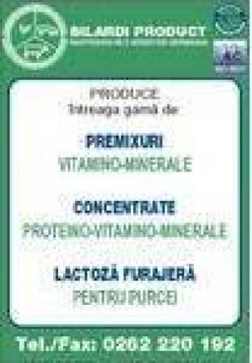 Premixuri vitamino-minerale pentru animale