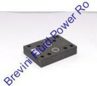 Placa modulara pentru montaj componente hidraulice de la Brevini Fluid Power Ro