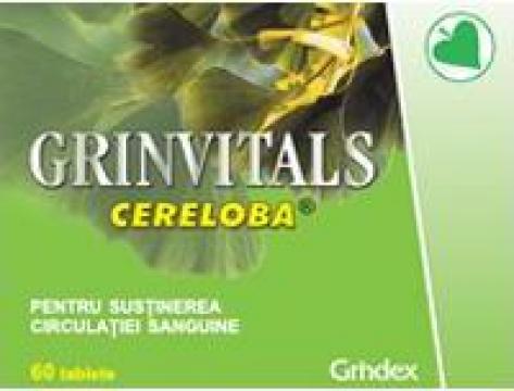 Suplimente alimentare Grinvitals Cereloba - Ginkgo Biloba de la Sc Neopharma Marketing&consulting Srl