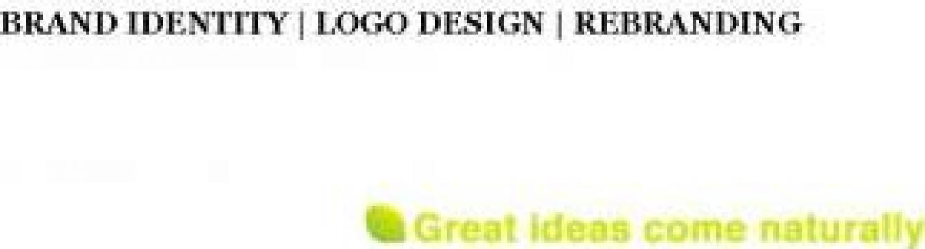 Servicii identitate de brand, design de logo de la GreenAd - Enthusiastic Webdesign Studio