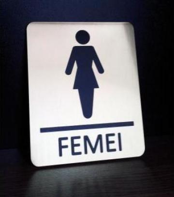 Semn informare toaleta Femei de la Gravoshop