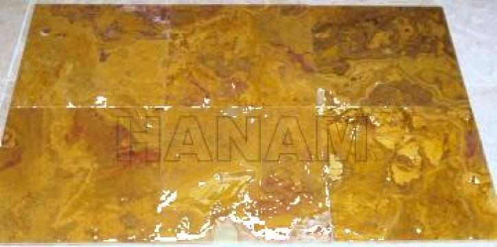 Marmura Multi Brown Onyx Tiles de la Hanam Marble Industries