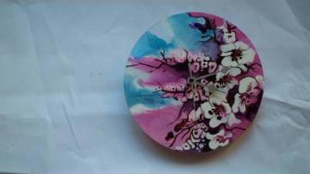 Ceas de perete Sakura de la Sun Team Deco Art Srl