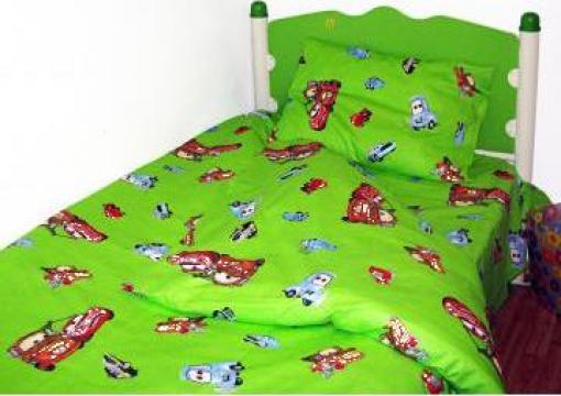 Lenjerie de pat copii bumbac Disney de la Aca Fashion Solutions Srl-d