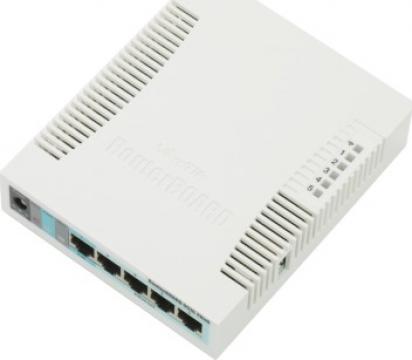 Router wireless MikroTik RB951G-2HnD 802.11n 5X Gigabit L5 de la Netter System Srl.
