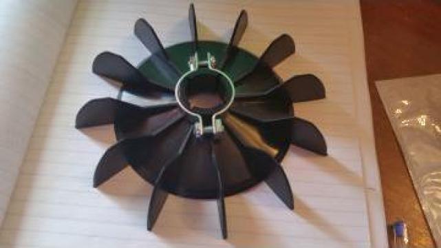 Ventilator motor electric cu inel diametru ax 24 mm de la Baza Tehnica Alfa Srl
