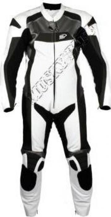 Costum Motorbike Leather Suit de la Musky Puff