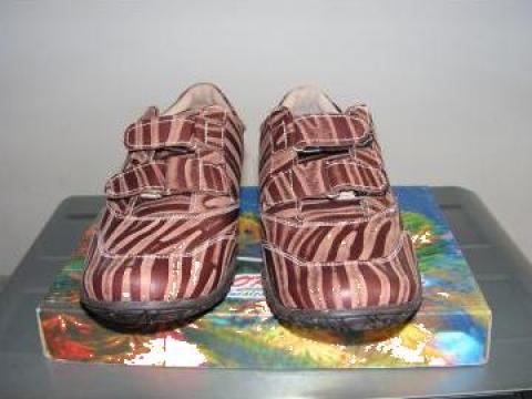 Pantofi copii piele maro de la 