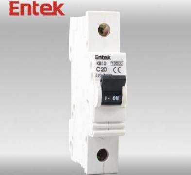 Siguranta automata 6 - 63A 1P, 2P, 3P de la Entek Electric