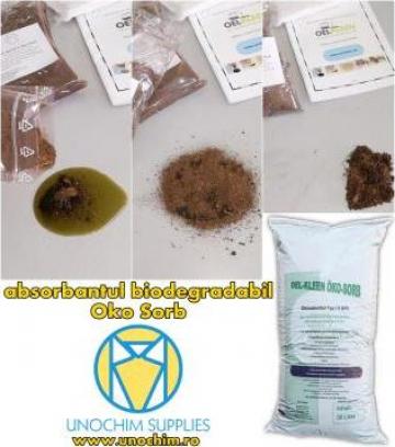 Absorbant biodegradabil pentru ulei / hidrocarburi de la Unochim Supplies Srl-d
