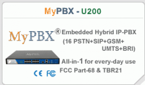 Centrala telefonica MyPBX U200 de la All Telecom Services Srl
