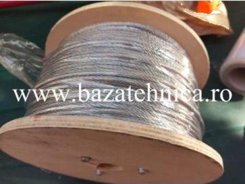 Cablu otel zincat fi 3 mm, ambalaj 200 m de la Baza Tehnica Alfa Srl