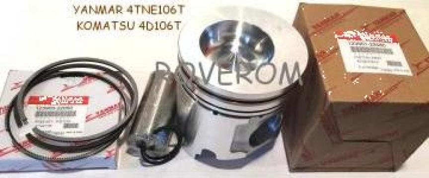 Piston kit STD. Yanmar 4TNE106T, Komatsu 4D106T