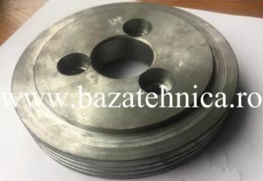Roata metalica D126 x25 mm pentru cauciucare de la Baza Tehnica Alfa Srl