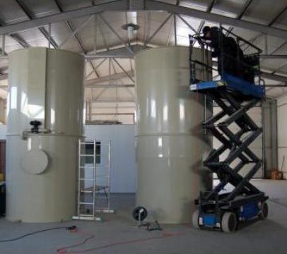 Rezervoare pentru mixaj din polipropilena de la Weldplast Technology Srl
