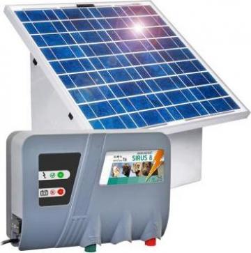Gard electric Sirus 8 + panou solar 55W