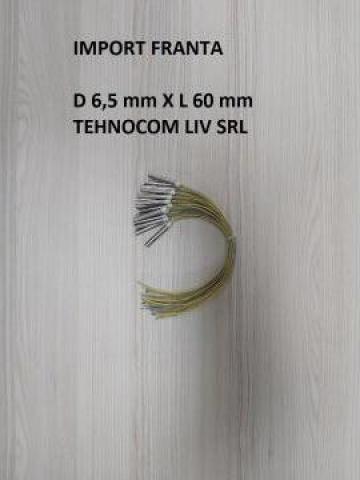 Cartus incalzire 6,5 x 60 mm fara termocuplu J de la Tehnocom Liv Rezistente Electrice, Etansari Mecanice