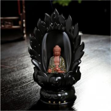 Suport conuri parfumate backflow Buddha (F19)