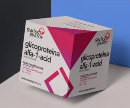 Reactiv biochimie turbidimetrie Glicoproteina Alfa-1-Acid de la Swiss Pharm Import - Export Srl