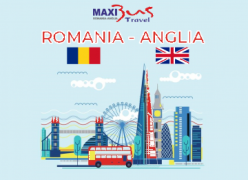 Transport persoane Romania-Marea Britanie de la Maxibus Travel Srl
