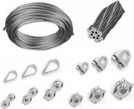Cablu inox 1mm , 2mm, 3mm, 4mm, 5mm, 6mm de la MD Systems Ltd