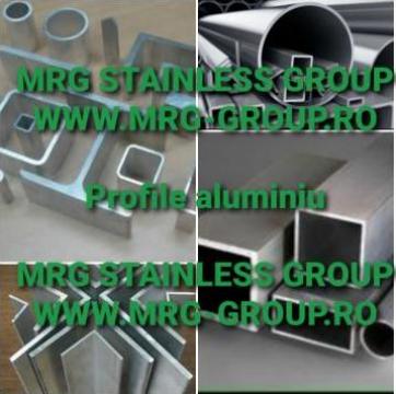 Profile de aluminiu - corniere L T U teava rotunda patrata de la Mrg Stainless Group Srl