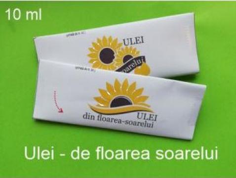Ulei floarea-soarelui ambalat pt delivery la 10 ml de la Up 2003 Food Srl
