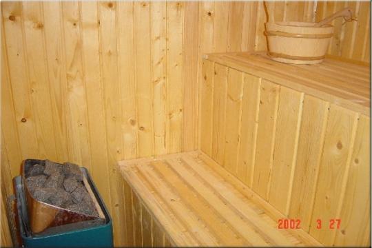 Sauna din lemn masiv