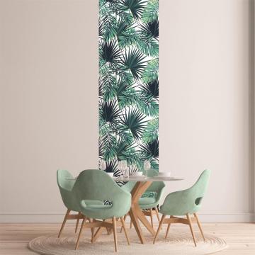 Autocolant decorativ perete, 250x45 cm, Frunze de palmieri