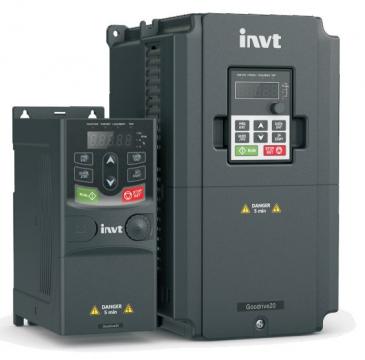 Convertizor de frecventa INVT GD20-004G-2-EU, 4 kW, 16 A de la Braistore Srl