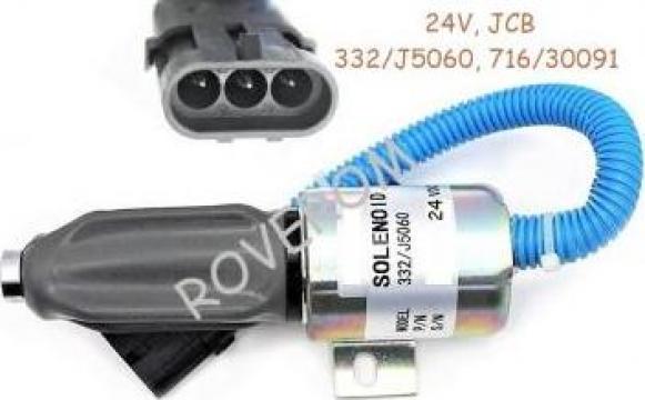 Solenoid 24V, pompa injectie JCB, Volvo