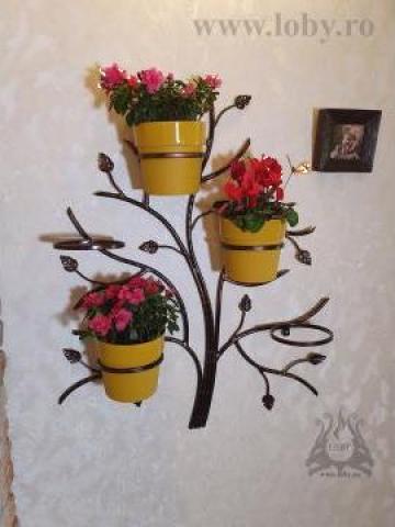 Suport cinci ghivece flori Copacel de la Loby Design