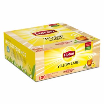 Ceai negru Lipton Yellow Label 100 plicuri de la KraftAdvertising Srl