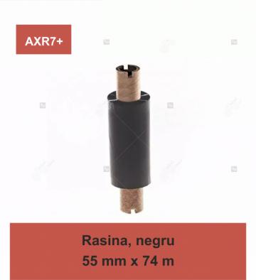 Ribon Armor Inkanto AXR7+, rasina (resin), negru, 55mmx74m