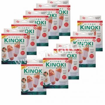 Kit complet pentru detoxifiere, 100 plasturi Kinoki de la Thegift.ro - Cadouri Online