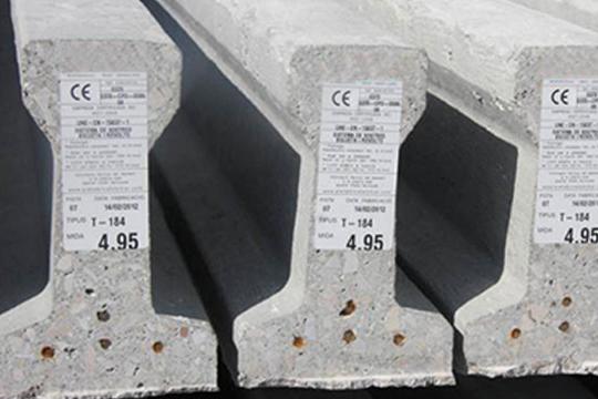 Etichete prefabricate beton de la Isamol Graficas