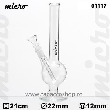 Bong din sticla Micro Bouncer 21cm