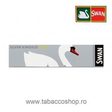 Foite tigari Swan Silver King Size Slim (ultra fine weight)