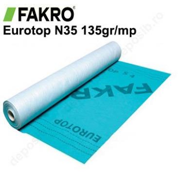 Folie difuzie anticondens Fakro Eurotop N35 135gr/mp