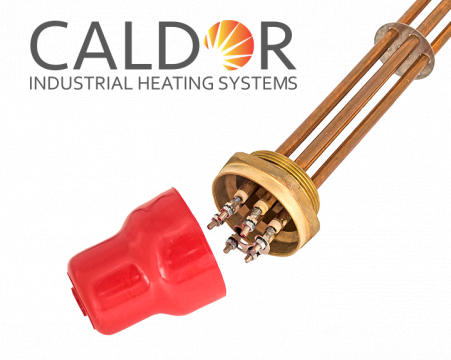 Rezistenta boiler din cupru cu filet 2", 4500W de la Caldor Industrial Heating Systems Srl