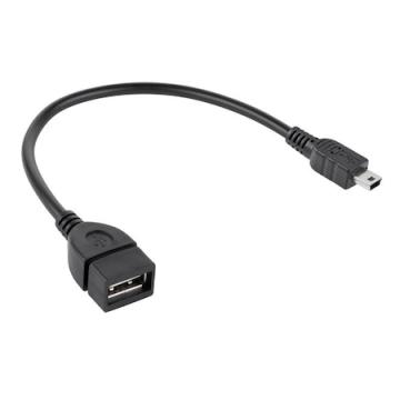 Cablu OTG USB mama - mini USB tata lungime 15 cm de la Electro Supermax Srl