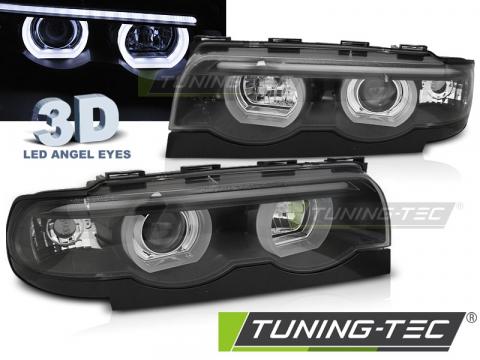 Faruri compatibile cu BMW E38 94-01 3D Angel Eyes E LED de la Kit Xenon Tuning Srl