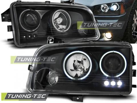 Faruri compatibile cu Dodge Charger LX 06-10 Angel Eyes CCFL de la Kit Xenon Tuning Srl