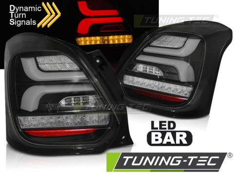 Stopuri LED compatibile cu Suzuki Swift VI 17- negru LED SEQ de la Kit Xenon Tuning Srl
