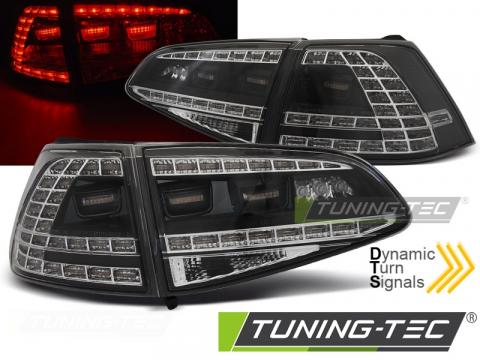 Stopuri LED compatibile cu VW Golf 7 13-17 negru LED GTI de la Kit Xenon Tuning Srl