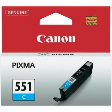 Cartus cerneala Canon CLI-551C, cyan, capacitate 7ml de la Etoc Online